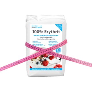 Erythrit | Erythritol Vegan | Kalorienfrei | Natrlicher Zuckerersatz | 2x1kg