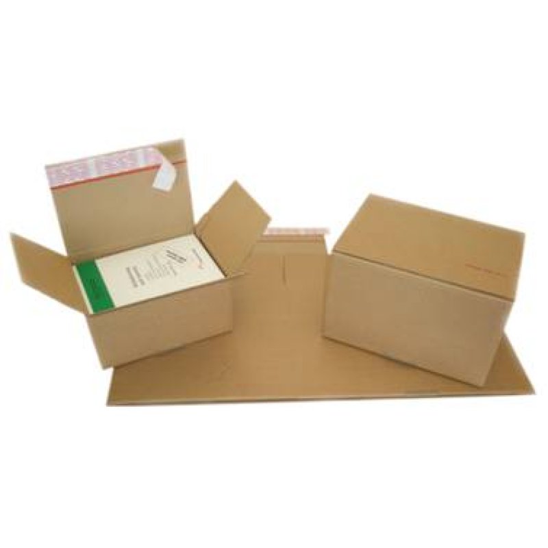 Cajas de Cartón - Caja de Cartón Ondulado con Fondo Automático