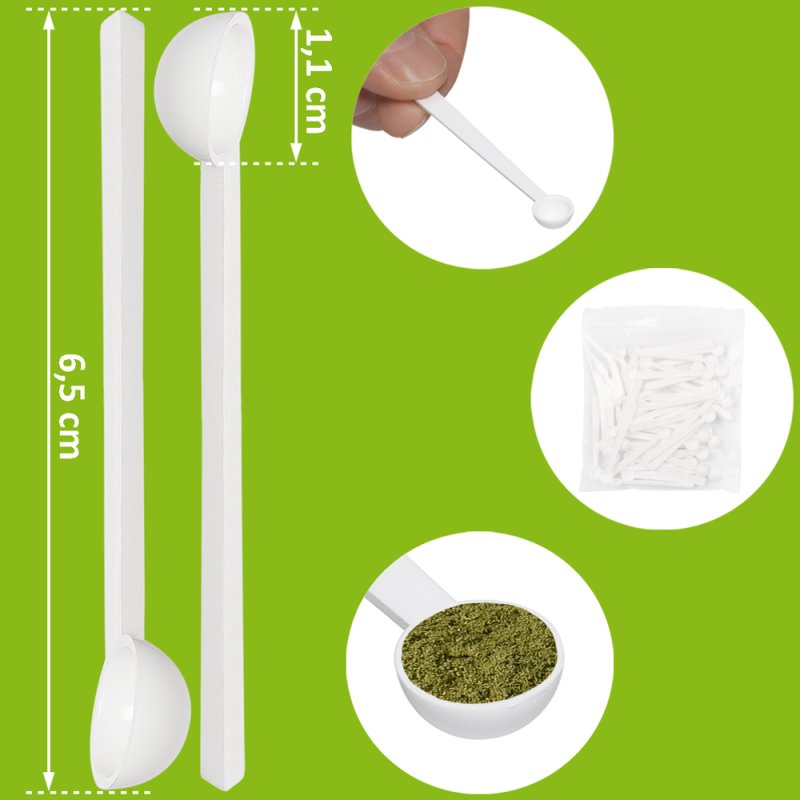 Cucchiai dosatori in plastica 0,5 ml e 0,05 ml - Aroma-Zone