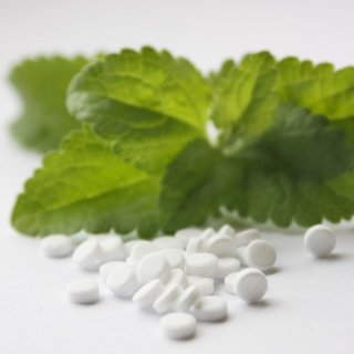 3x1200 Stevia Tabs | Stevia Tabletten Nachfüllpackung + GRATIS Spender