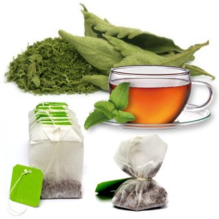 Folhas de Stevia - QUALIDADE PREMIUM - Stevia rebaudiana, solo microfino - 100g