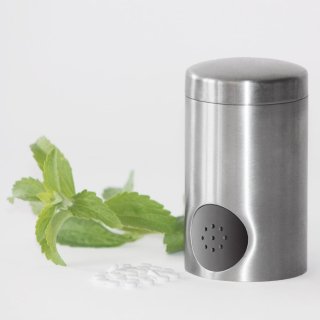 Roestvrijstalen dispenser - voor Stevia-zoetmiddeltabletten