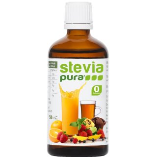 Stévia Édulcorant Liquide | Gouttes Liquide de Stévia Pure | Stévia Liquide | 12x50ml