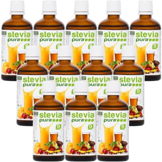 Stevia Edulcorante Lquido | Endulzante Lquido con Stevia | Stevia en gotas | 12x50ml