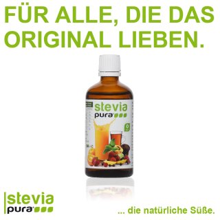 Stevia Flüssigsüße | Stevia flüssig | Flüssige Tafelsüße | 12 x 50ml