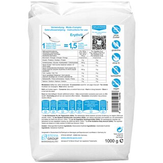Erythritol | Erythrit | Zuckeraustauschstoff | Mindestabnahme 260 kg | Preis pro kg